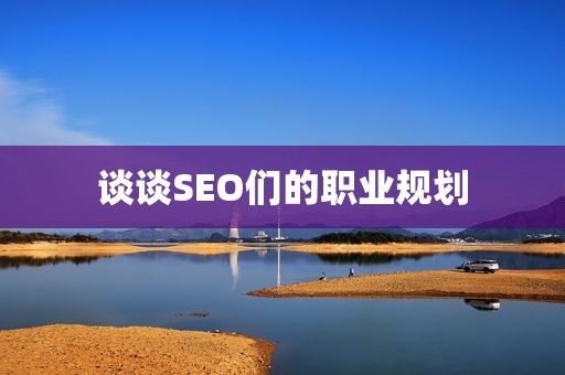 谈谈SEO们的职业规划