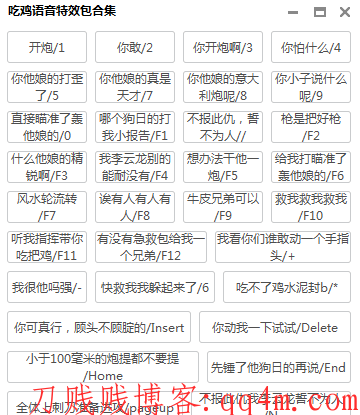 吃鸡语音特效包合集工具有李云龙等特效