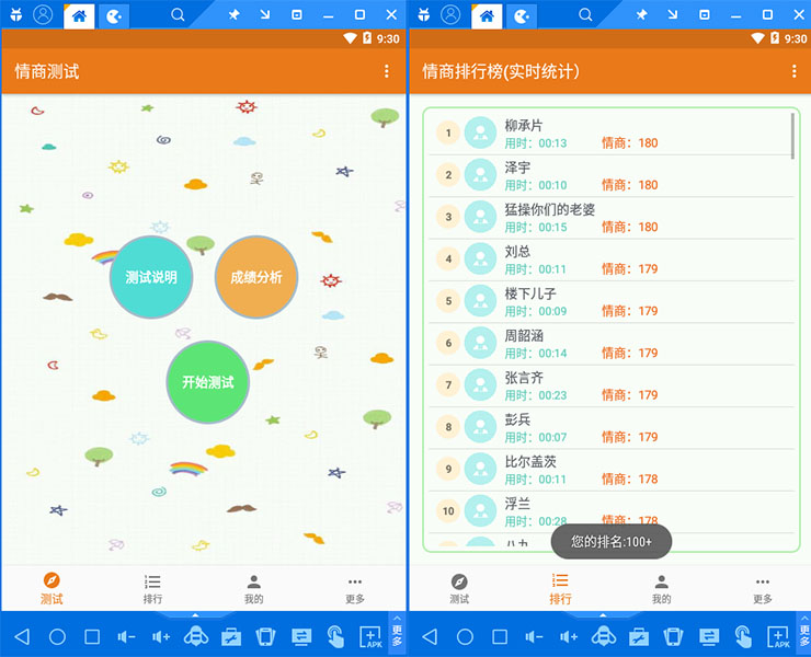 一款采用国际情商测试标准