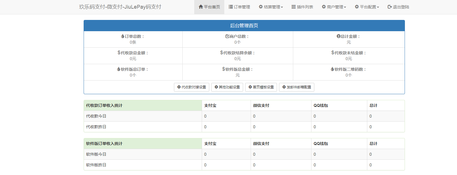 玖乐码支付系统源码 全解无加密无后门